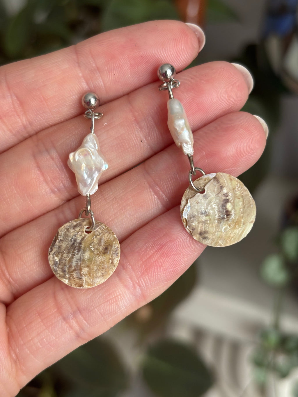 Star and moon studs