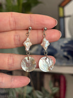 Star and moon studs