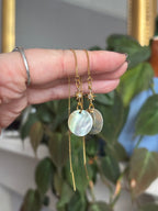 Delicate moon and star threaders