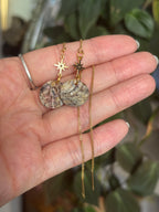 Delicate moon and star threaders